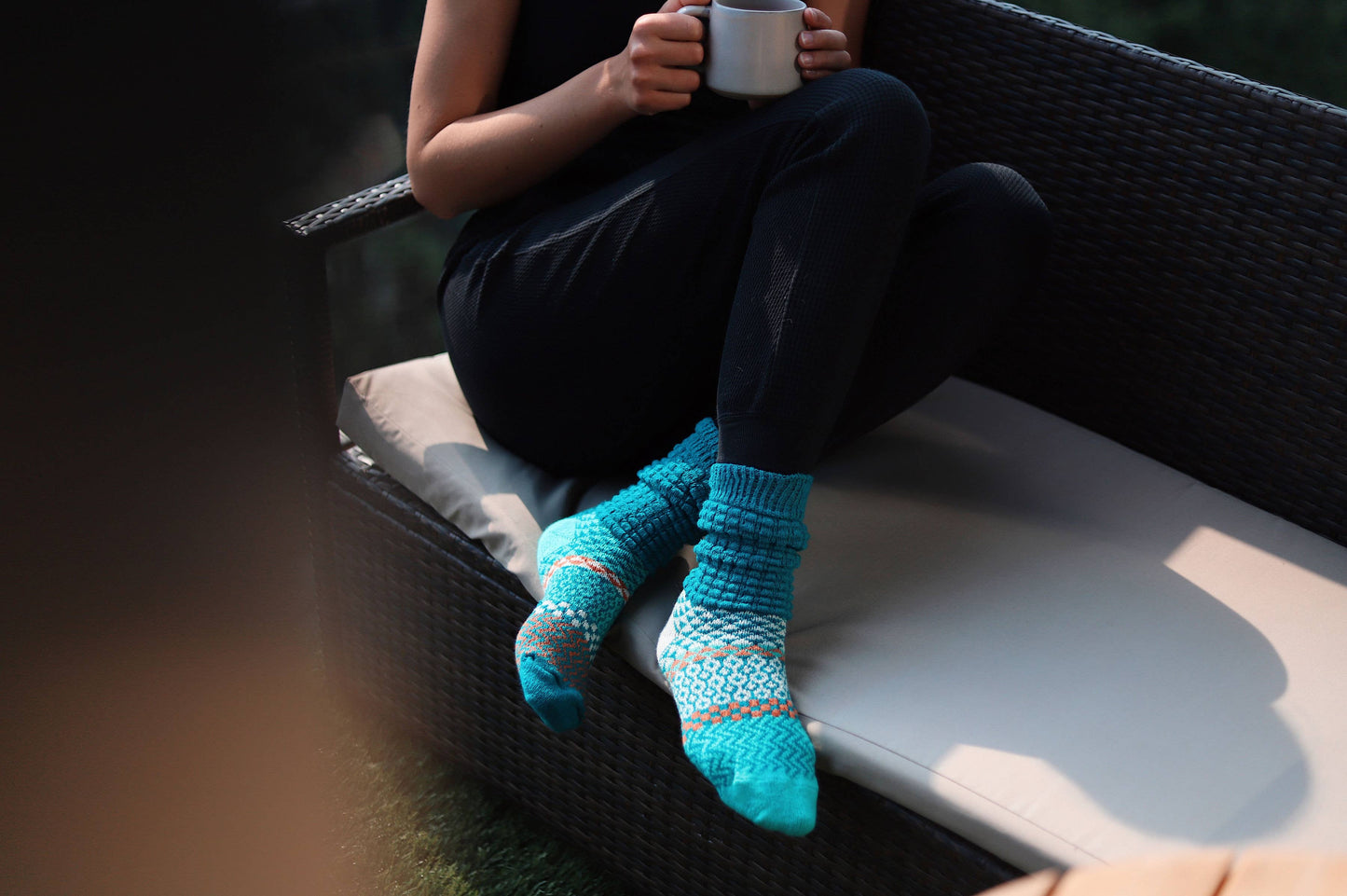 Slouch Socks - Abalone | Sustainably Made In The USA