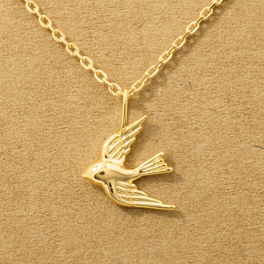 Flying Bird Pendant Necklace