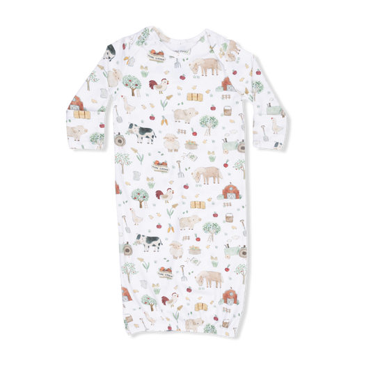 Cute Farm Animals Uni - Lap Shoulder Gown