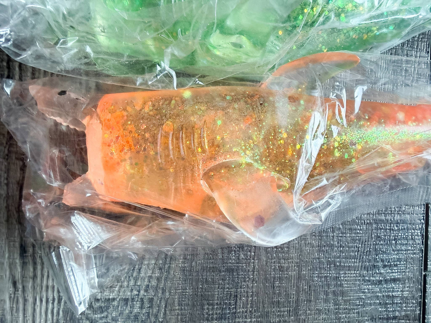 Squishy Glitter Maltose Shark Stress Toy