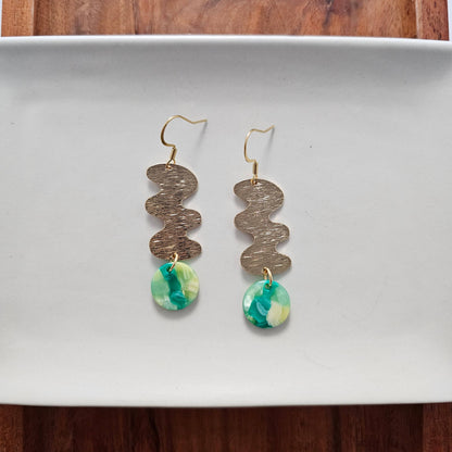 Hazel Earrings - Green