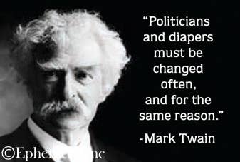 Magnet - "Politicians and diapers….