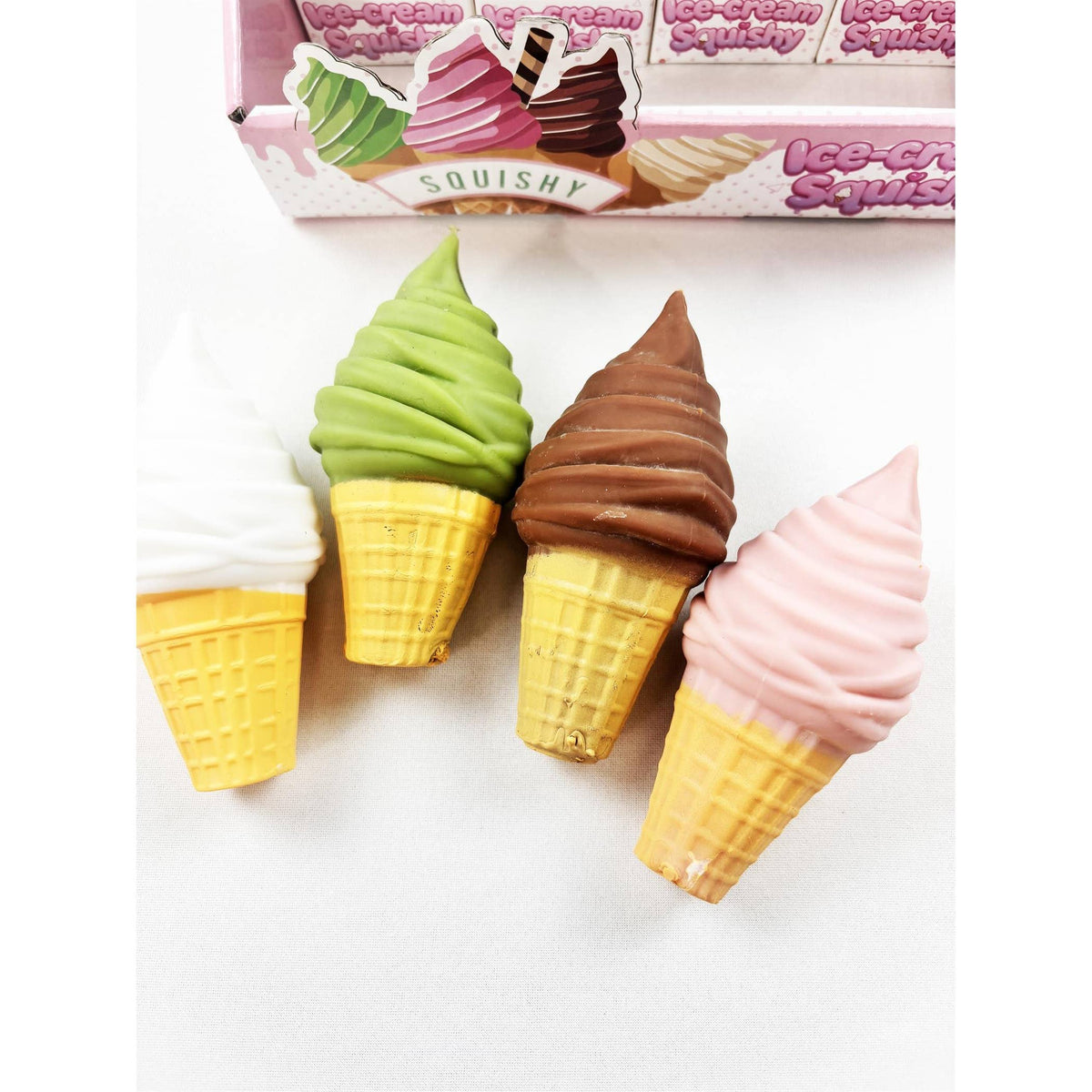 Crunchy Ice Cream Cone Squishy Toy