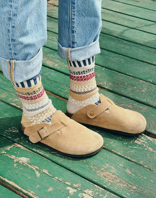 Bateau Mouche Crew Socks | Eco-Friendly & Made In The USA