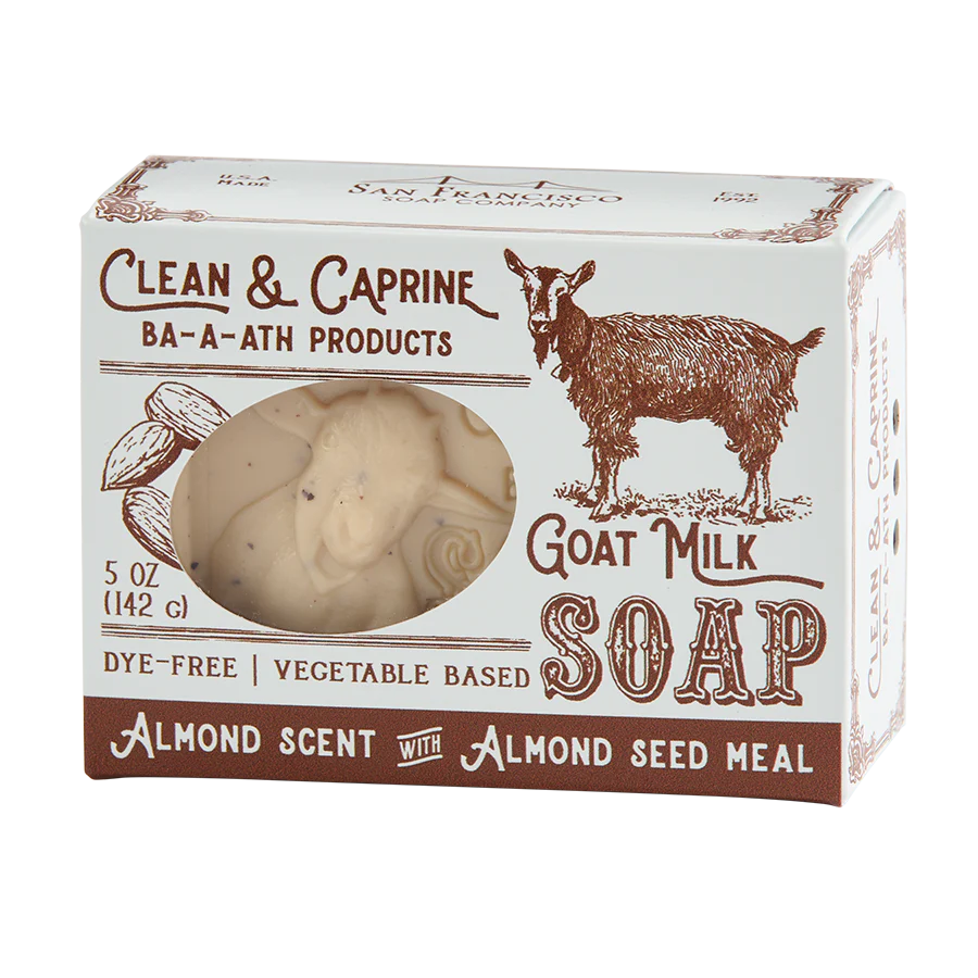Clean & Caprine Goat Milk Bar Soap 5oz - Almond