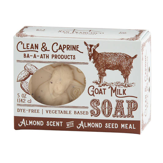 Clean & Caprine Goat Milk Bar Soap 5oz - Almond
