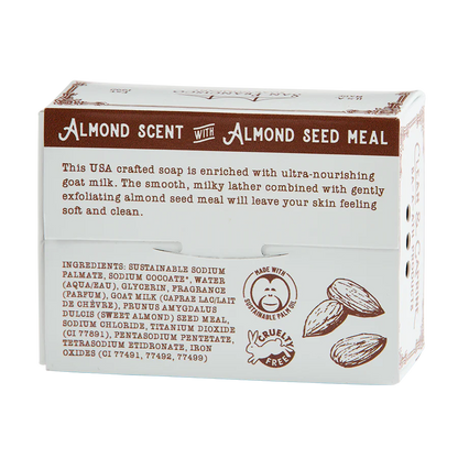 Clean & Caprine Goat Milk Bar Soap 5oz - Almond