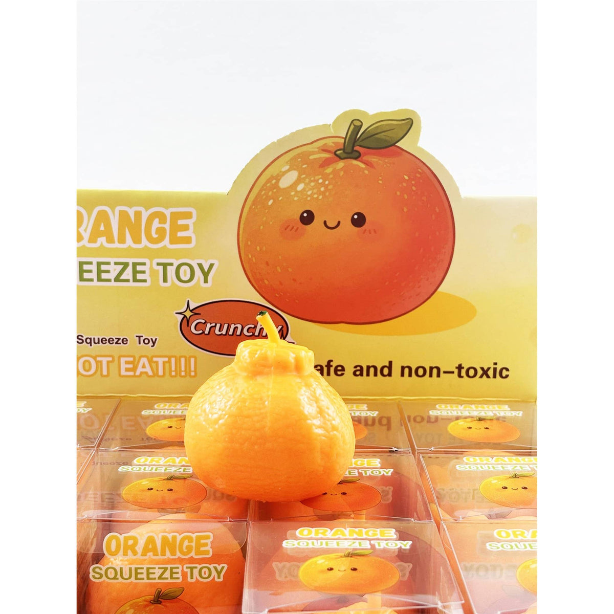 Crunchy Orange Squishy Toy