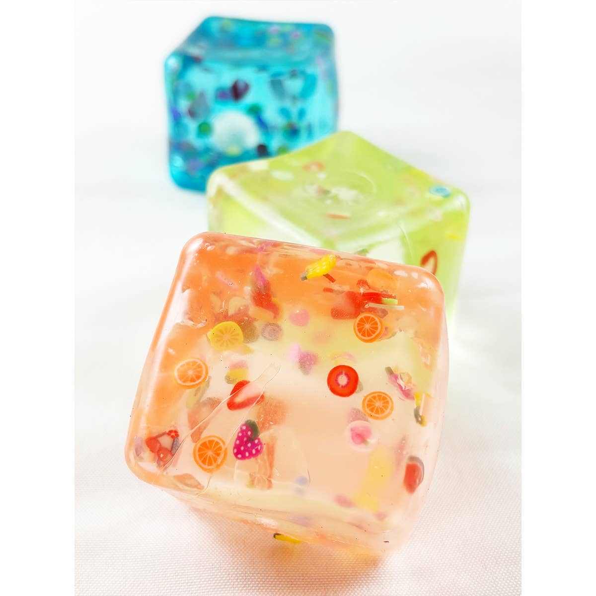 Fruit Ice Cube Squishy Toy