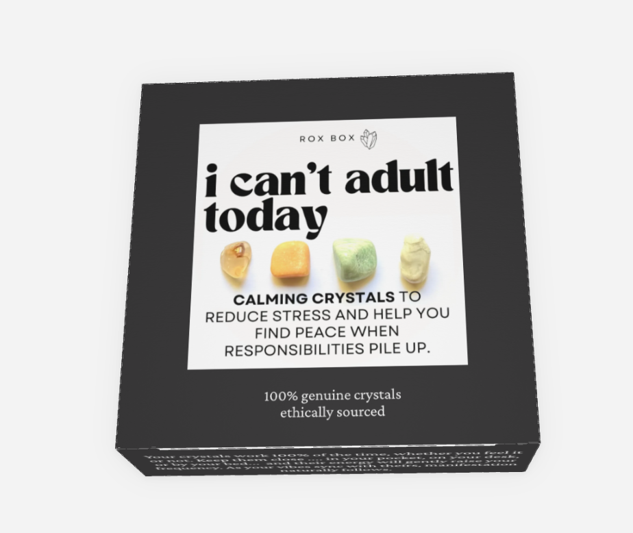 I can’t adult today - crystal gift for stress reduction