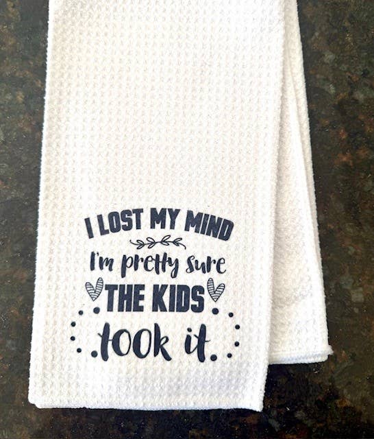 I Lost My Mind Tea Towel