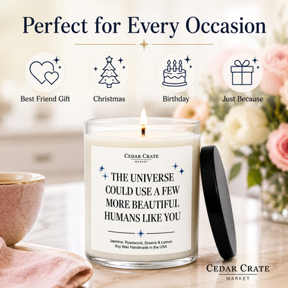 Thank You Candle - More Beautiful Humans Like You