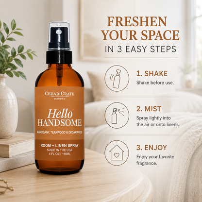 Funny Room Spray - Hello Handsome
