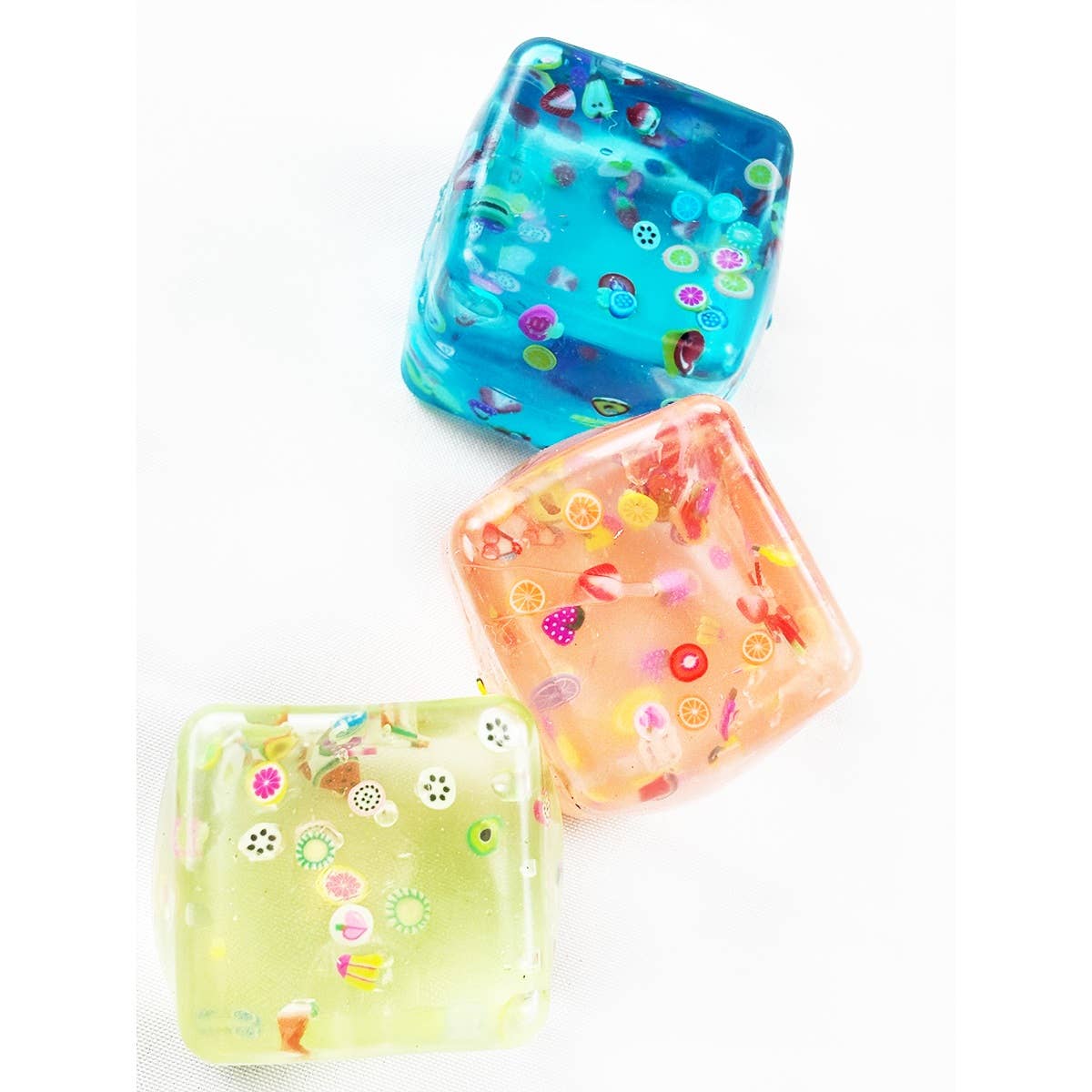 Fruit Ice Cube Squishy Toy