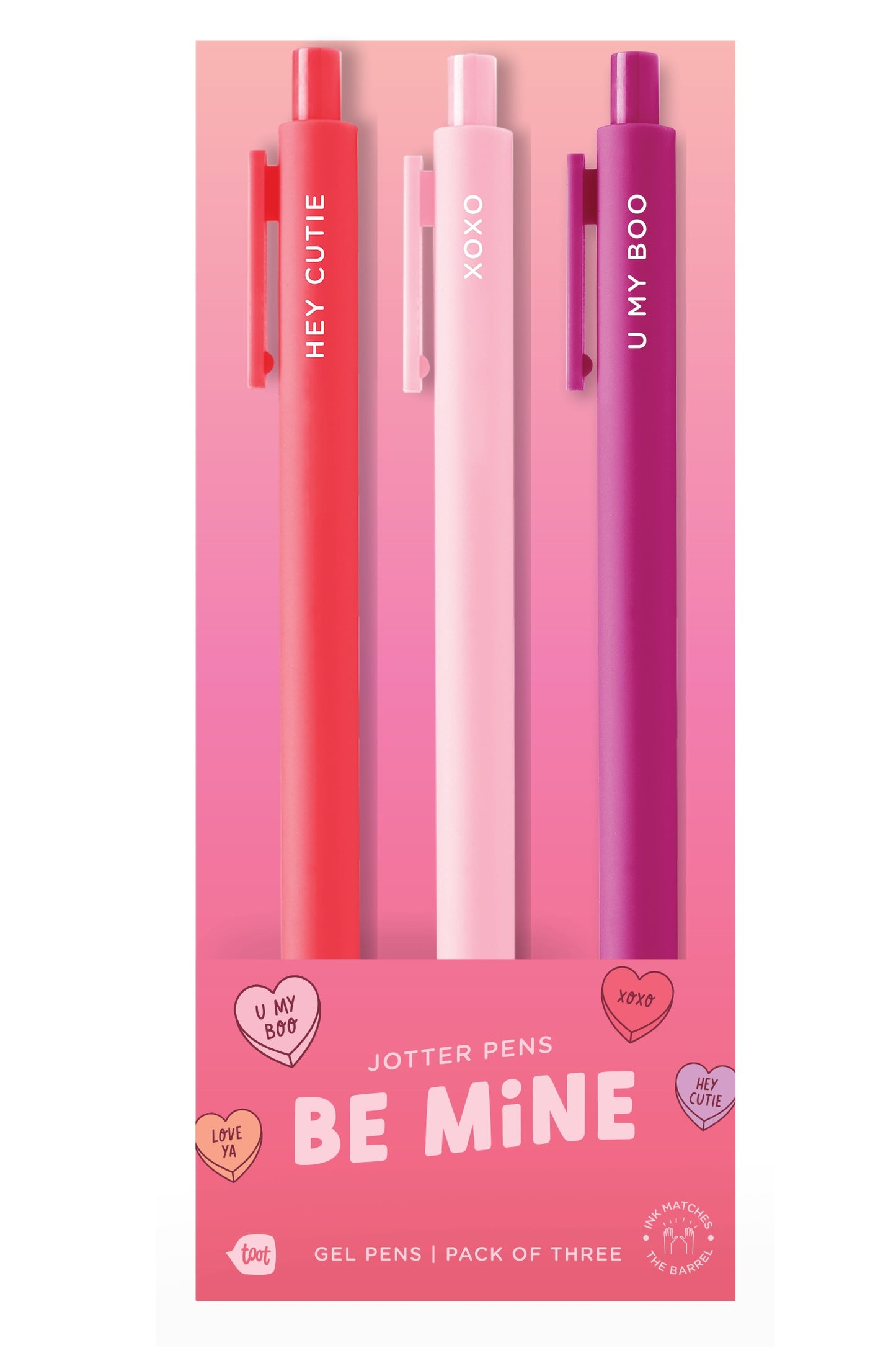 Jotter 3-Pack (Valentine's) - Be Mine