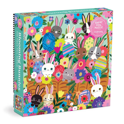 Blooming Bunnies 500 Piece Foil Jigsaw Puzzle