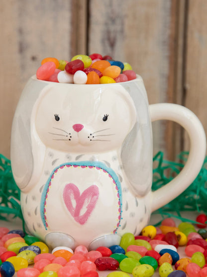 Folk Art Coffee Mug - Bonnie The Bunny