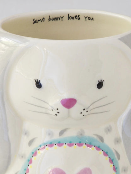 Folk Art Coffee Mug - Bonnie The Bunny