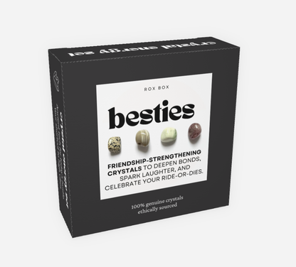 Besties - crystals for friendship - cheeky gift funny gift