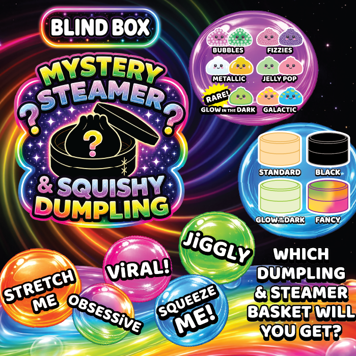 BLIND BOX Squishy Steamer Dumpling