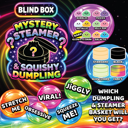 BLIND BOX Squishy Steamer Dumpling