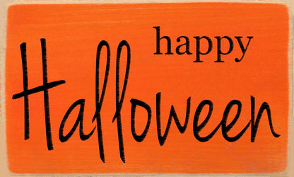 3X5 Block Sign - Happy Halloween