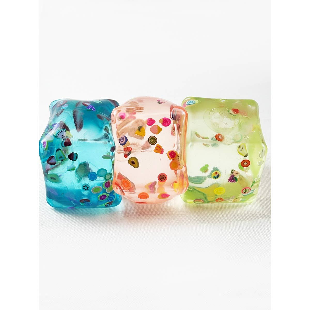 Fruit Ice Cube Squishy Toy