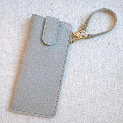 Simply Button Up Glass Case Bag Charm