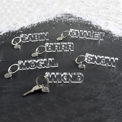 Cabin Acrylic Keychain