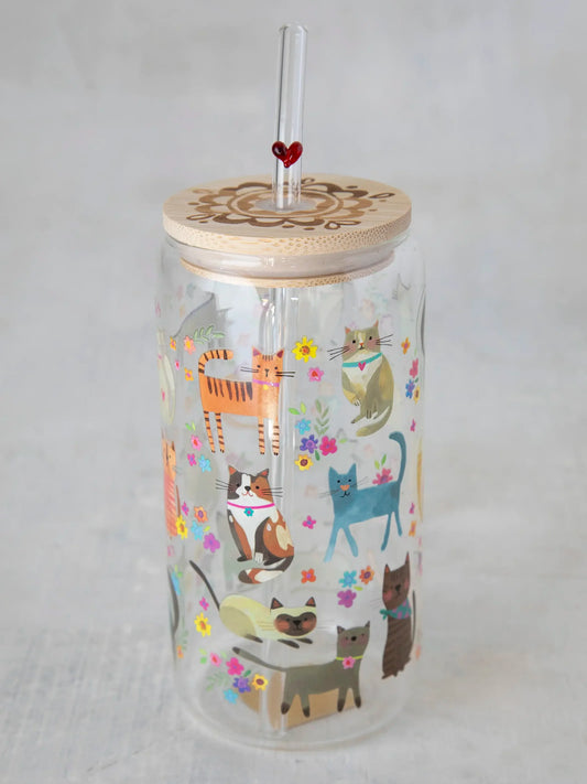 Glass Tumbler - Cat