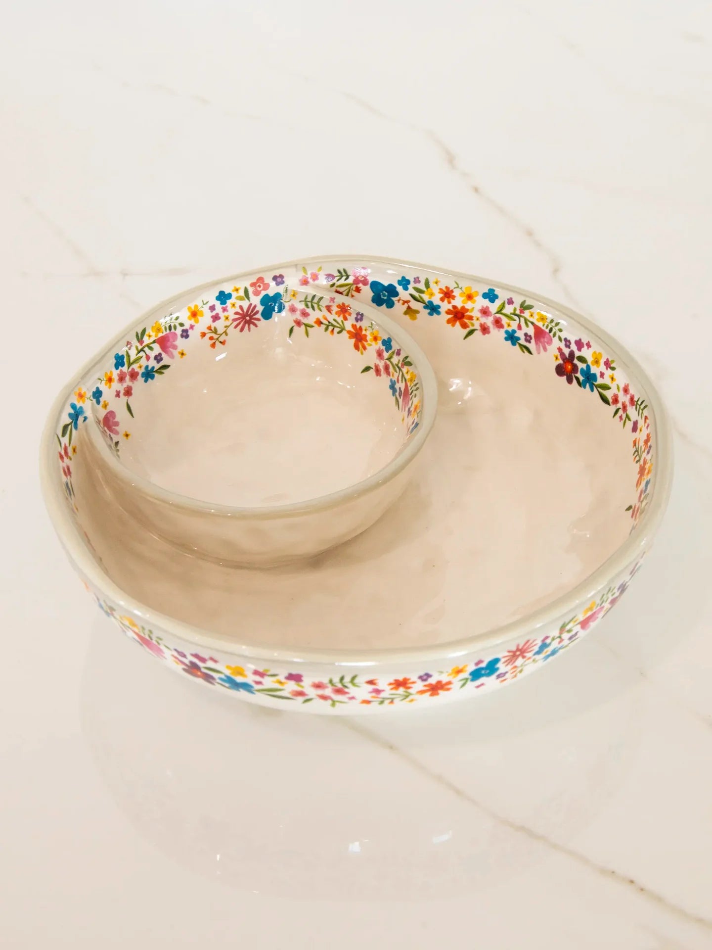 Natural Life Personal Chip & Dip Bowl