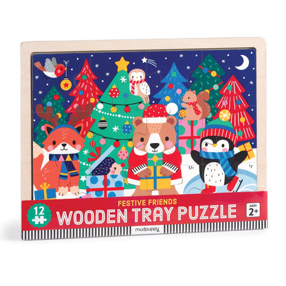 Christmas 12 Piece Wooden Puzzle