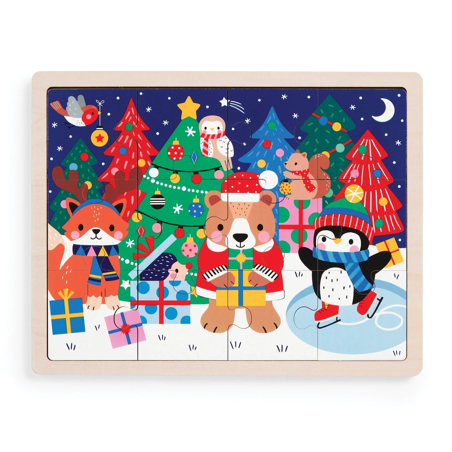 Christmas 12 Piece Wooden Puzzle
