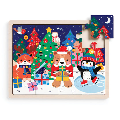Christmas 12 Piece Wooden Puzzle