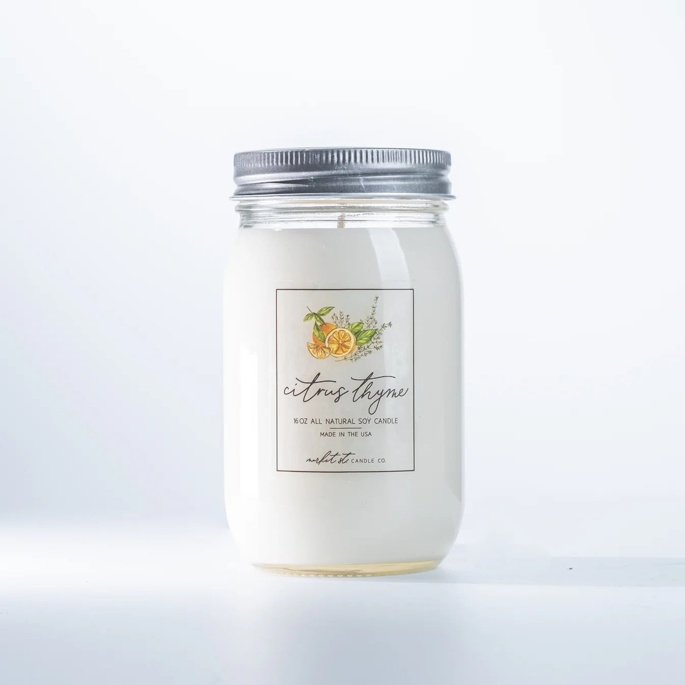 16oz Classic Candle - Citrus Thyme