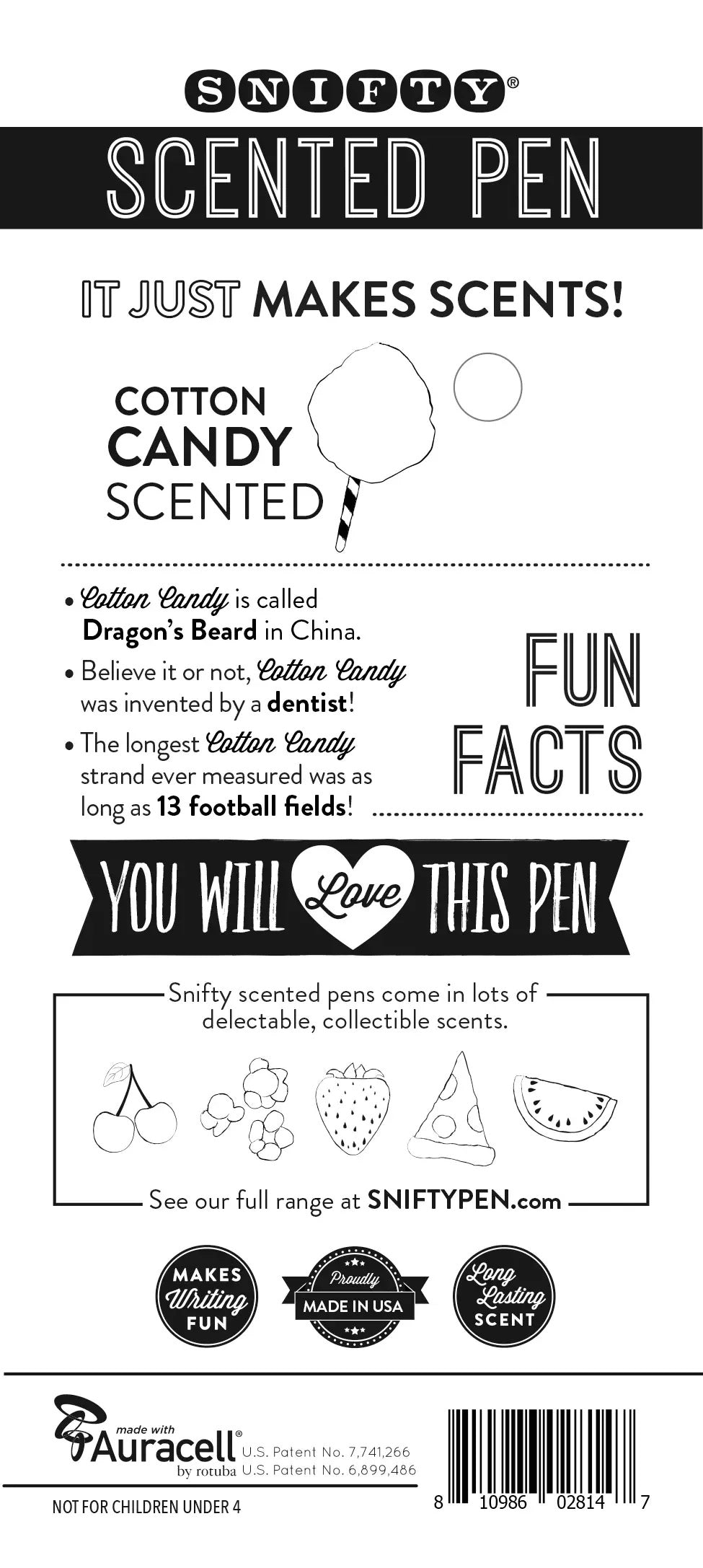 Cotton Candy Scented Pen
