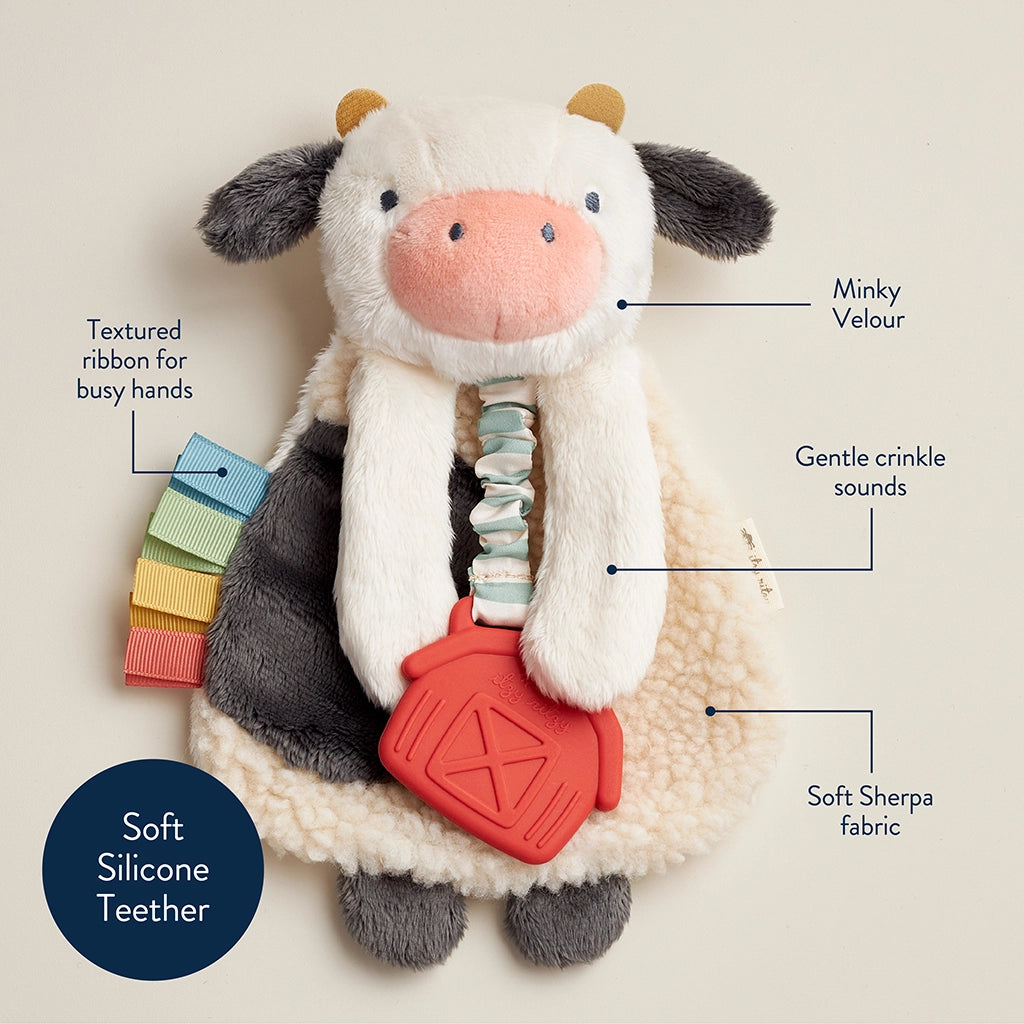 Cow Plush & Teether Toy