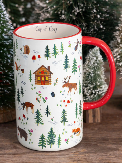 Latte Mug Woodland Cup Of Cozy