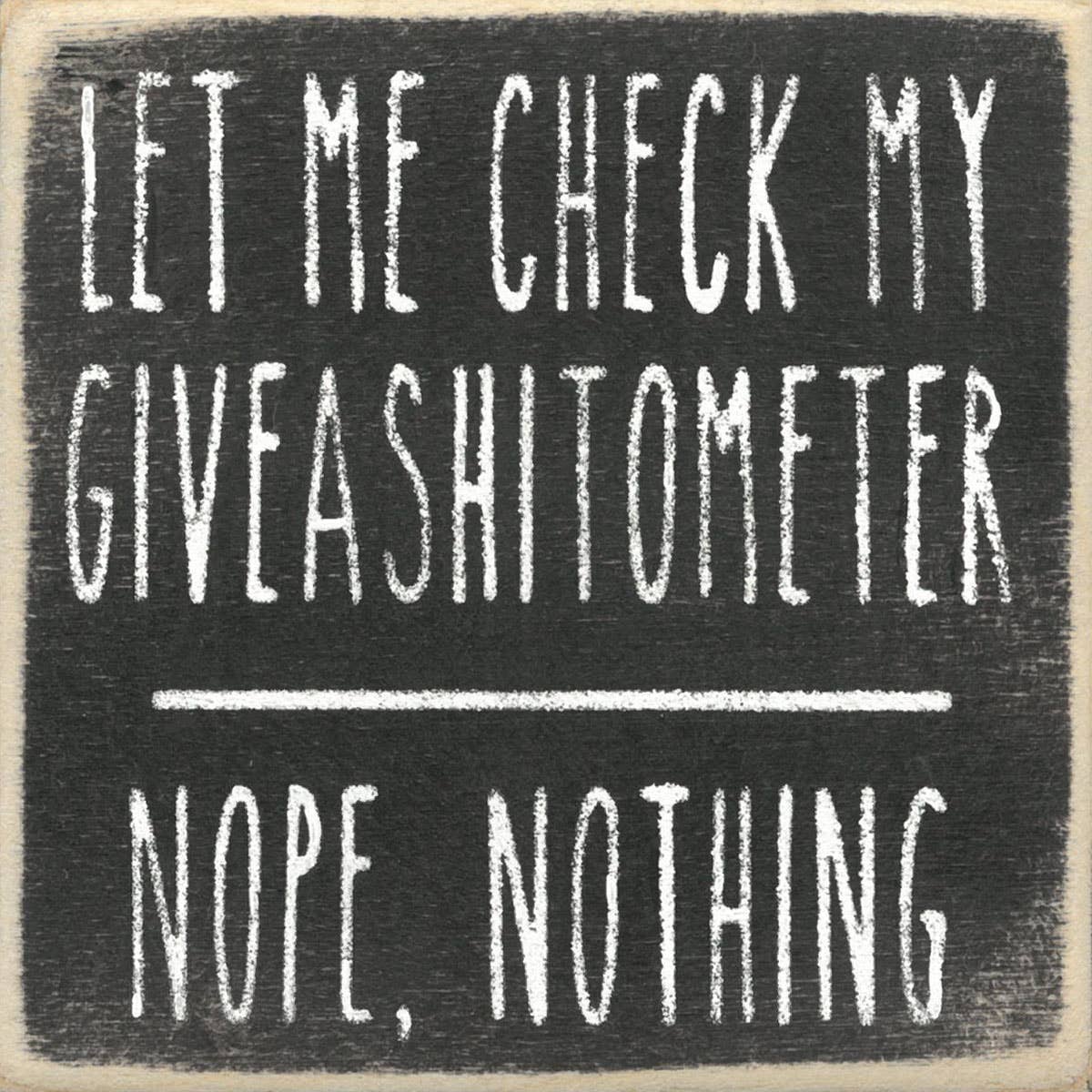 4X4 Giveashitometer