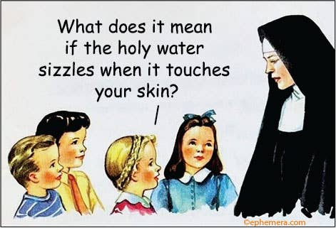 Magnet - What does it mean if the holy water sizzles