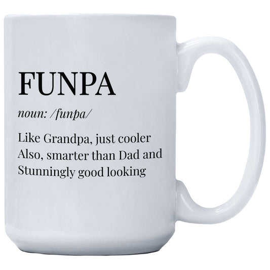 Coffee Mug - Funpa Like Grandpa Just Cooler