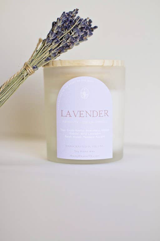 Hand-Poured Candle - Lavender