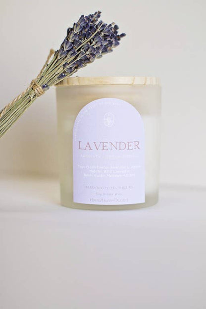 Hand-Poured Candle - Lavender