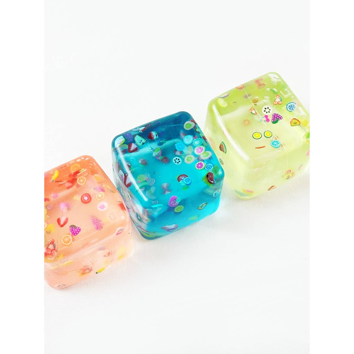 Fruit Ice Cube Squishy Toy