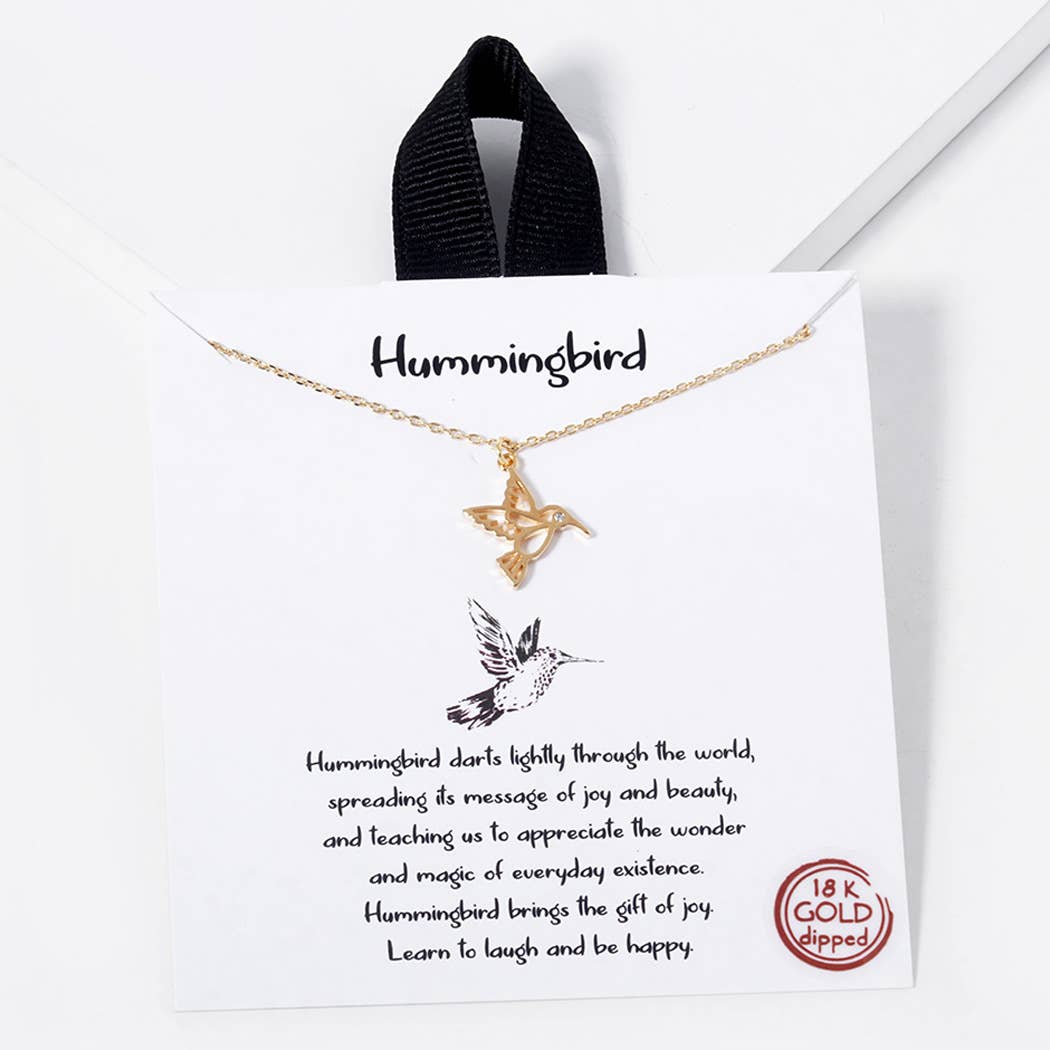 Hummingbird Necklace