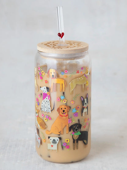 Glass Tumbler - Dog