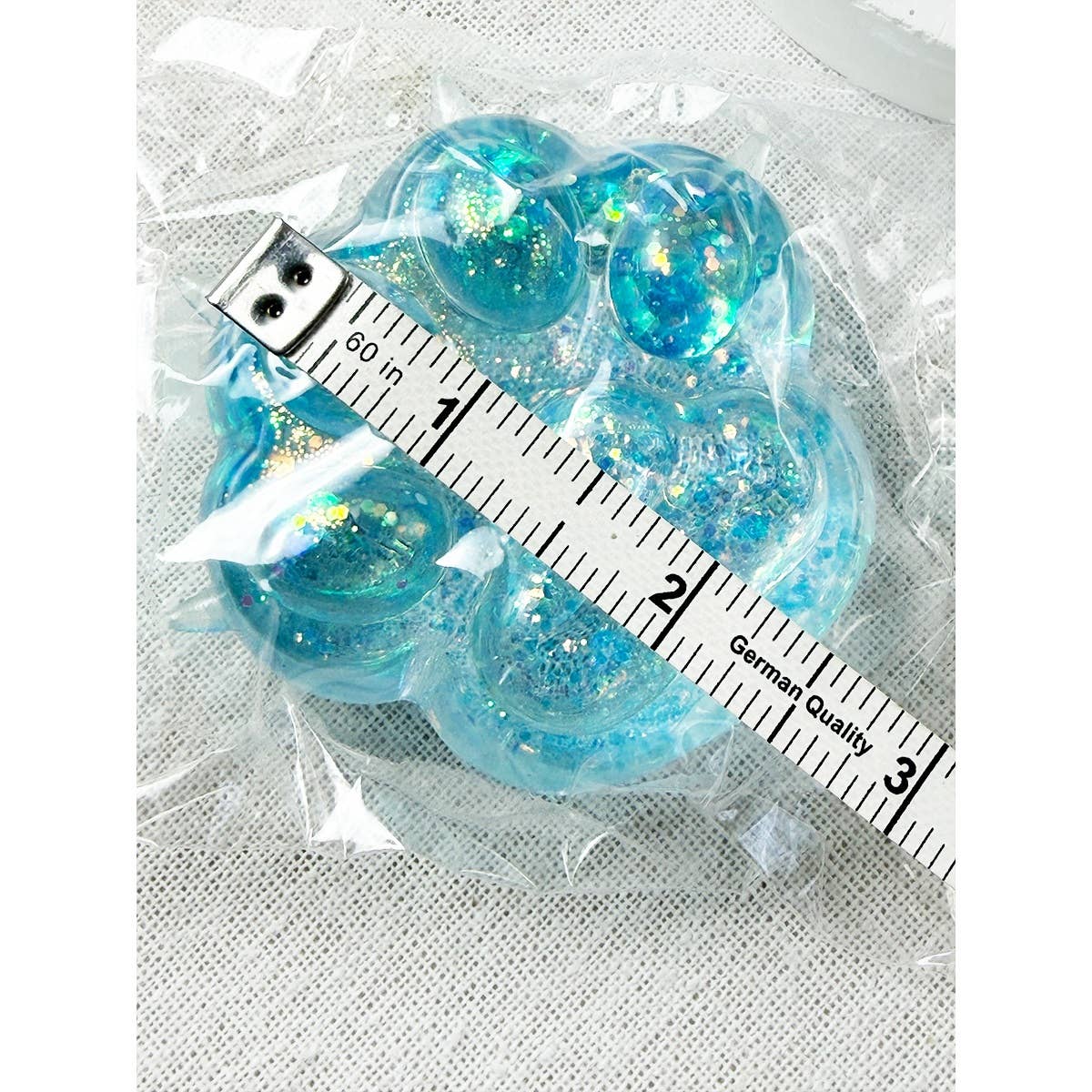 Sugary Glittered Paw Squishy Toy
