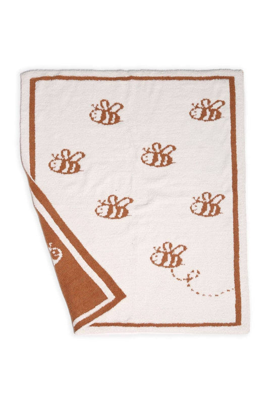 Luxury Cozy Kids Blanket - Bees