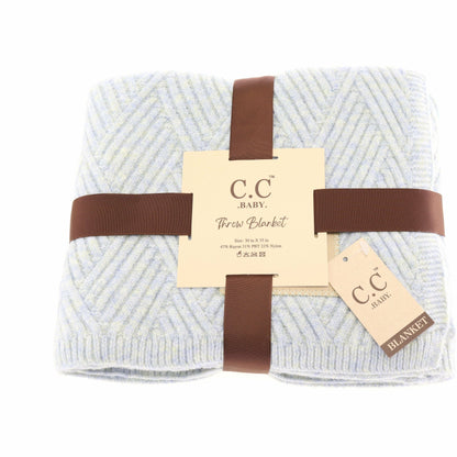 Heathered Knit Baby Bedding Blanket