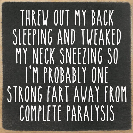 Block Sign - Paralysis